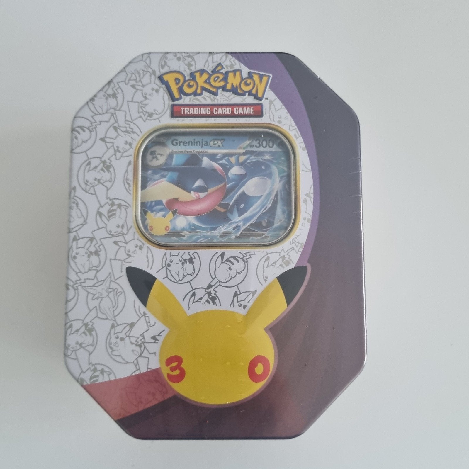 Pokémon 30th Celebration EX Tin Greninja, Ophalen of Verzenden, Nieuw, Overige typen