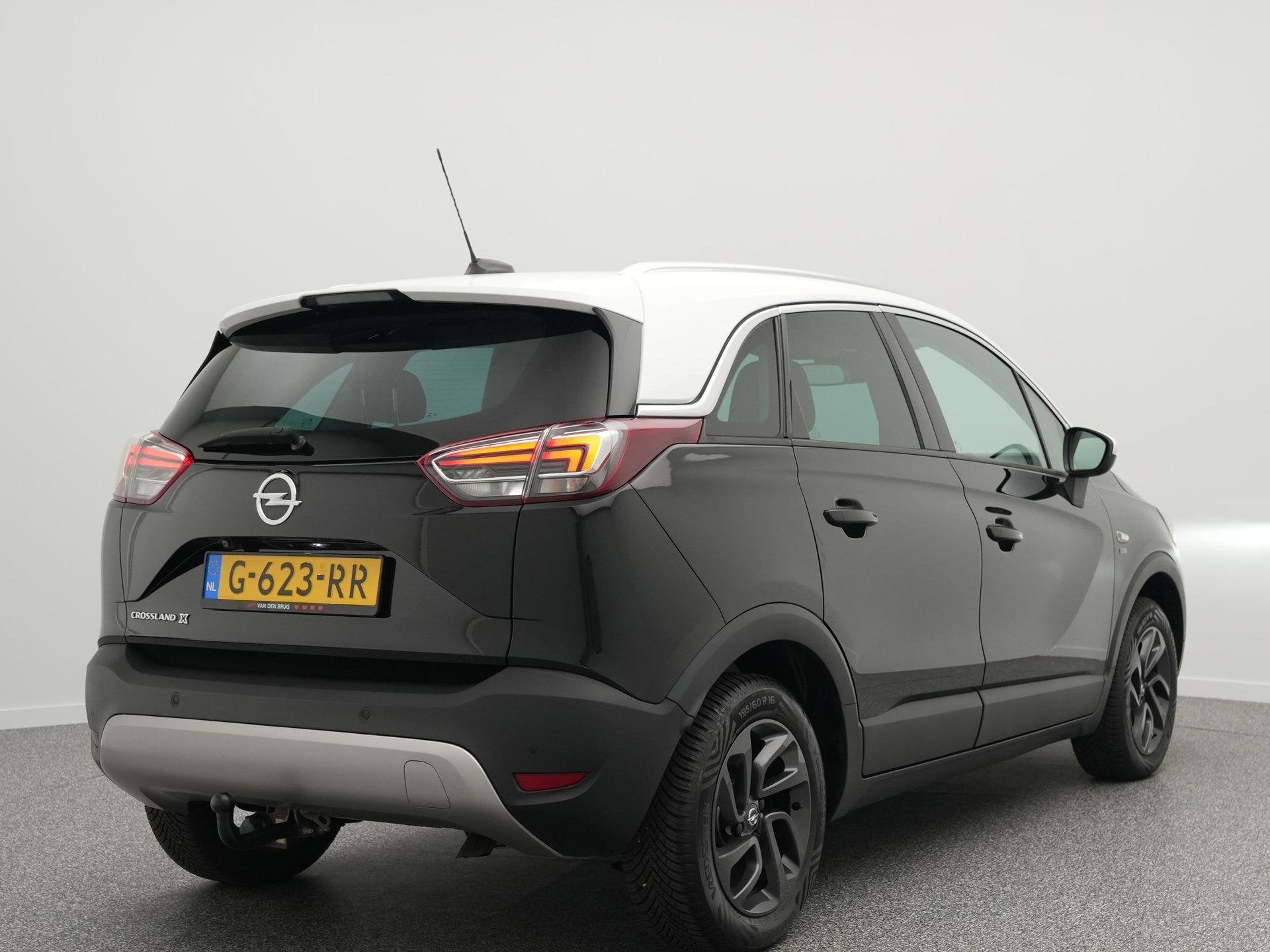 Opel Crossland X 120 Jaar Edition 1.2 Turbo 130pk AUTOMAAT |, Auto's, Opel, Gebruikt, 1199 cc, Automatische klimaatregeling, Zwart