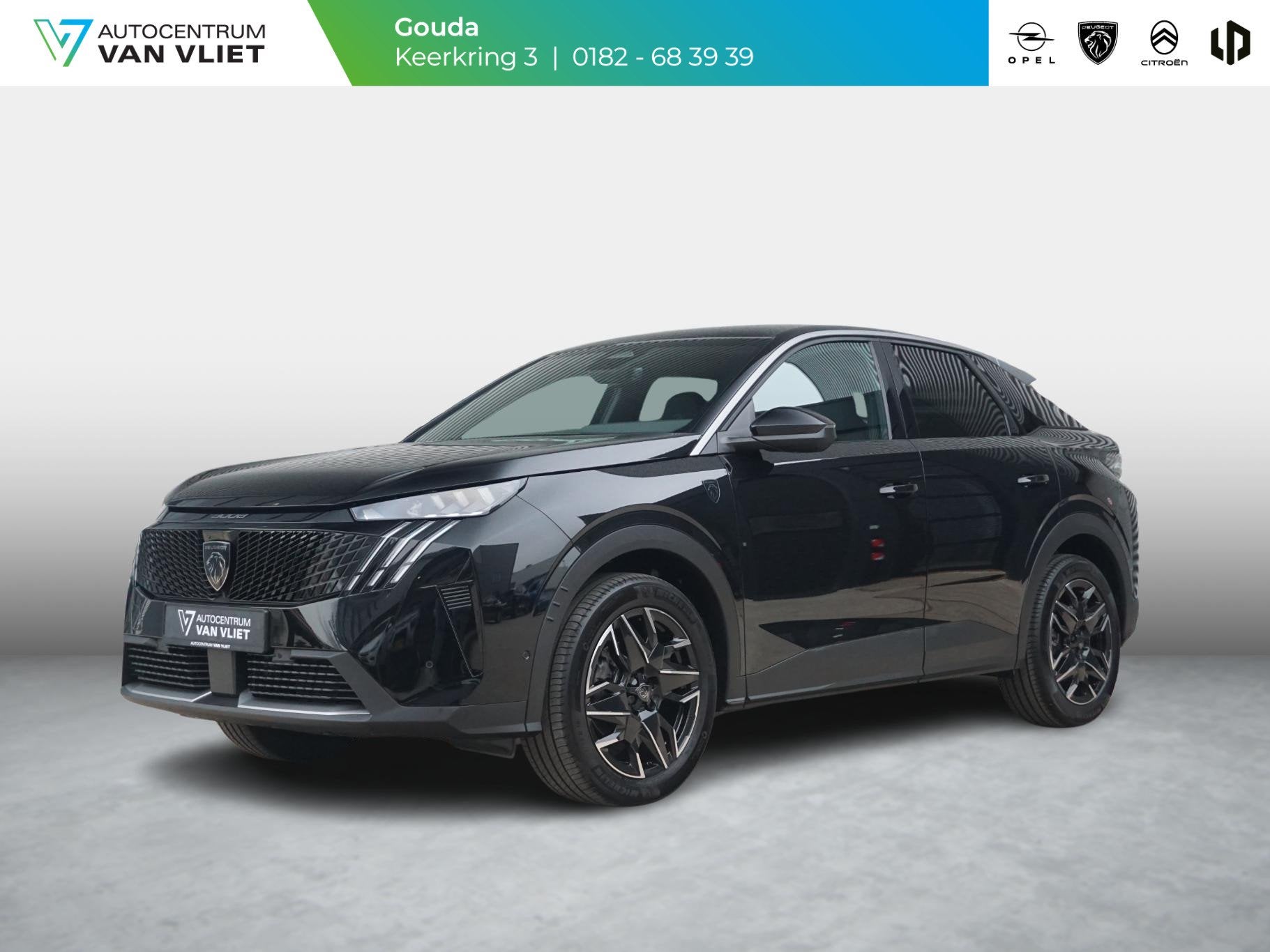 Peugeot 3008 1.2 Hybrid 145 GT | 360 Vision & Drive Assist P, Auto's, Euro 6, 1199 cc, Leder en Stof, Zwart