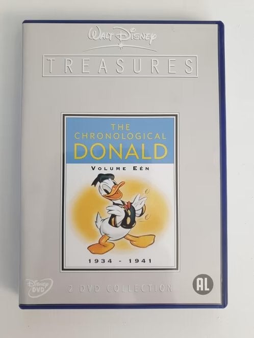 2 DVD Walt Disney Treasures - The Chonological Donald, Cd's en Dvd's, Dvd's | Tekenfilms en Animatie, Zo goed als nieuw, Europees