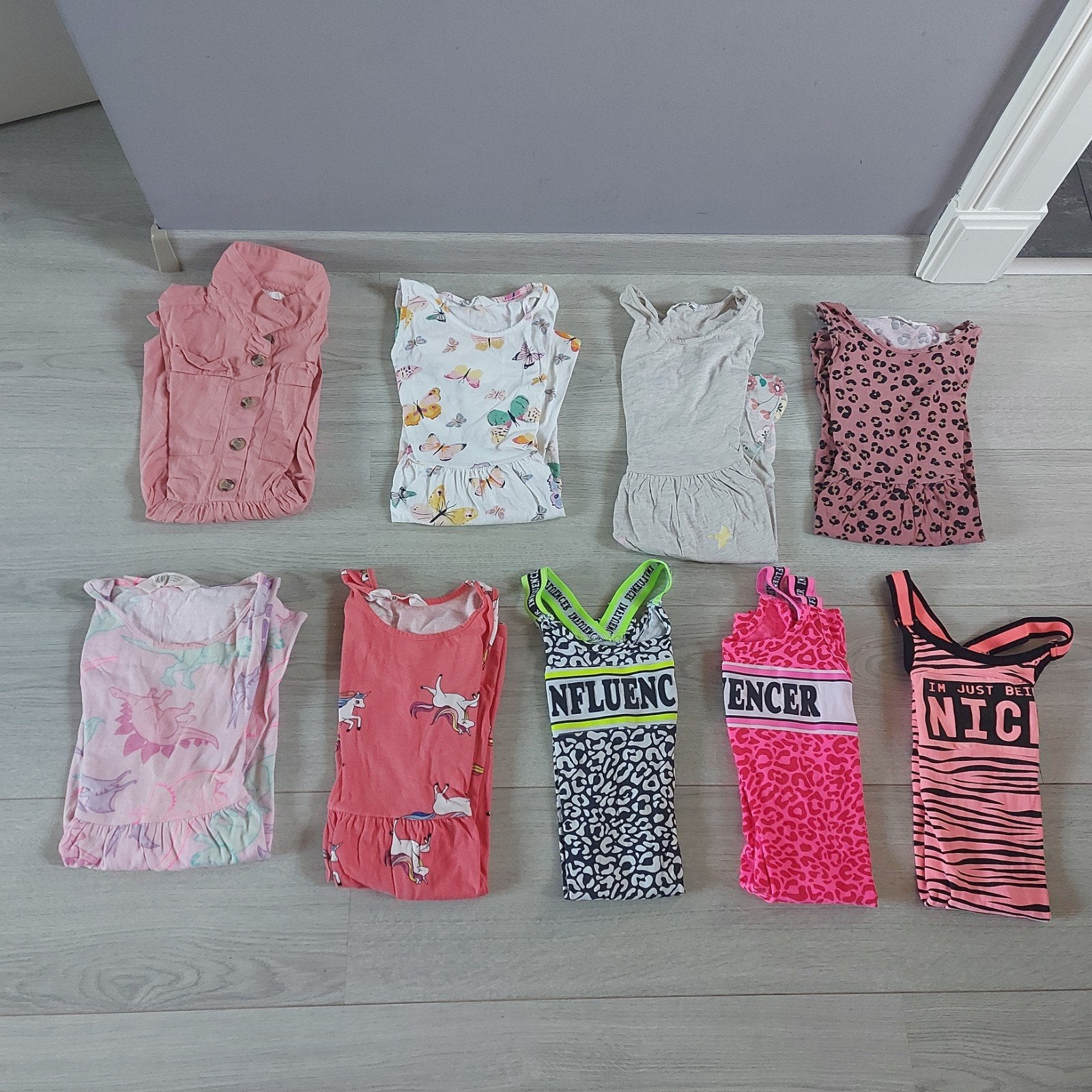 9 jurkjes maat 122/128 oa H&M, Europe kids en D-Zine, Kinderen en Baby's, Kinderkleding | Maat 122, Ophalen of Verzenden, Zo goed als nieuw