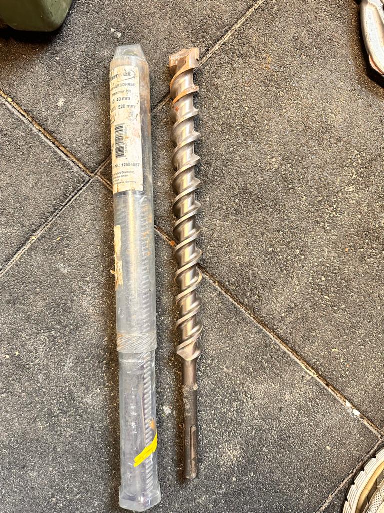 Formaat Hamerboor SDS Max 40x520mm, Doe-het-zelf en Verbouw, Gereedschap | Boormachines, Ophalen, Zo goed als nieuw, Boor- en/of Breekhamer