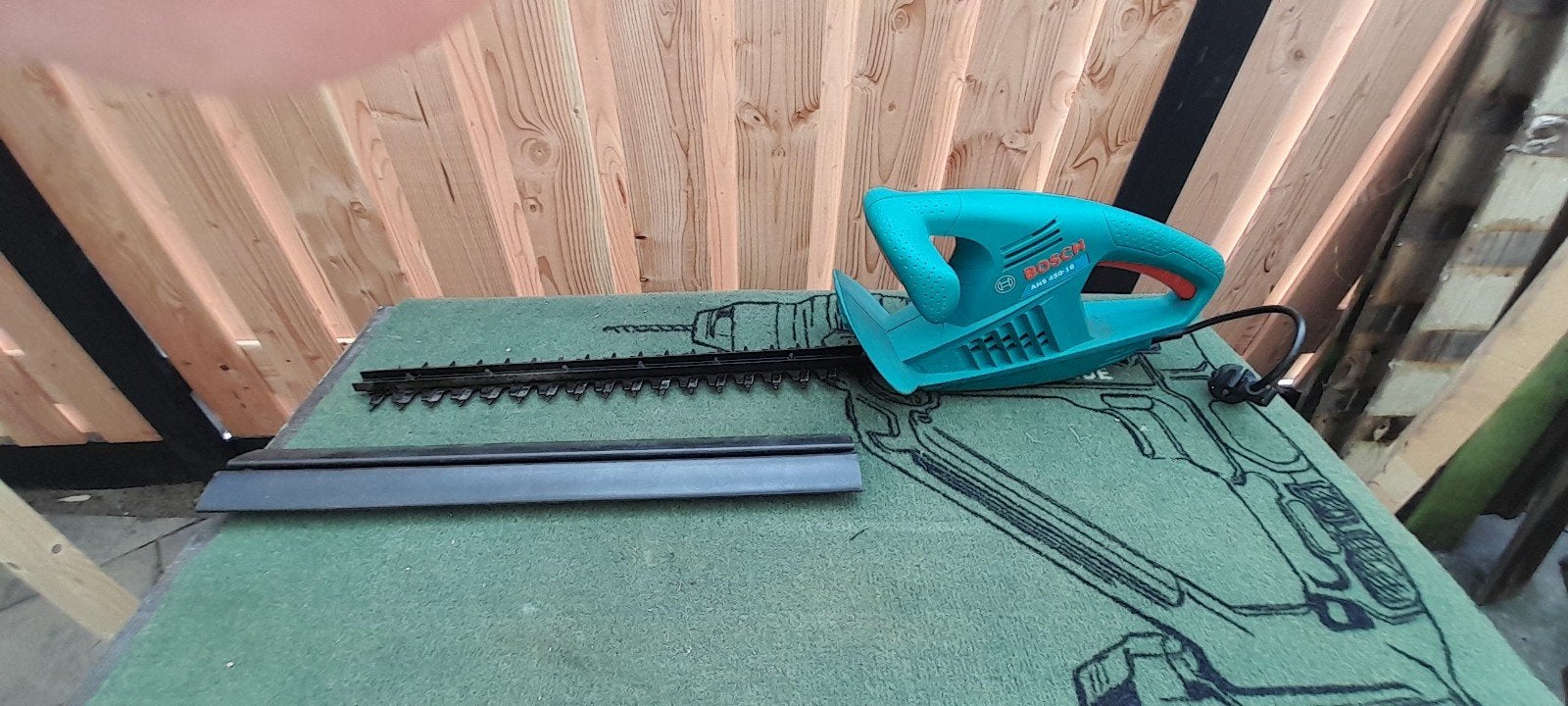 Bosch Heggenschaar AHS 45-16 - Elektrisch, Tuin en Terras, Heggenscharen, Ophalen, Gebruikt, Elektrisch, Bosch