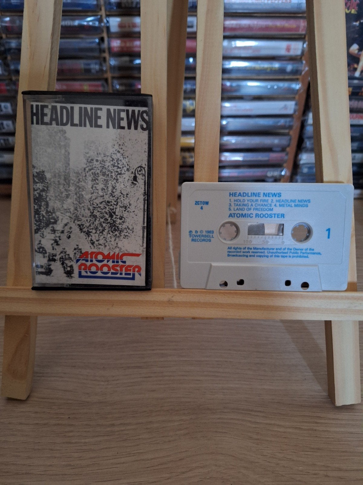 Atomic Rooster - Headline News Cassette (Rock/Metal), Gebruikt, 1 bandje, Ophalen of Verzenden, Origineel