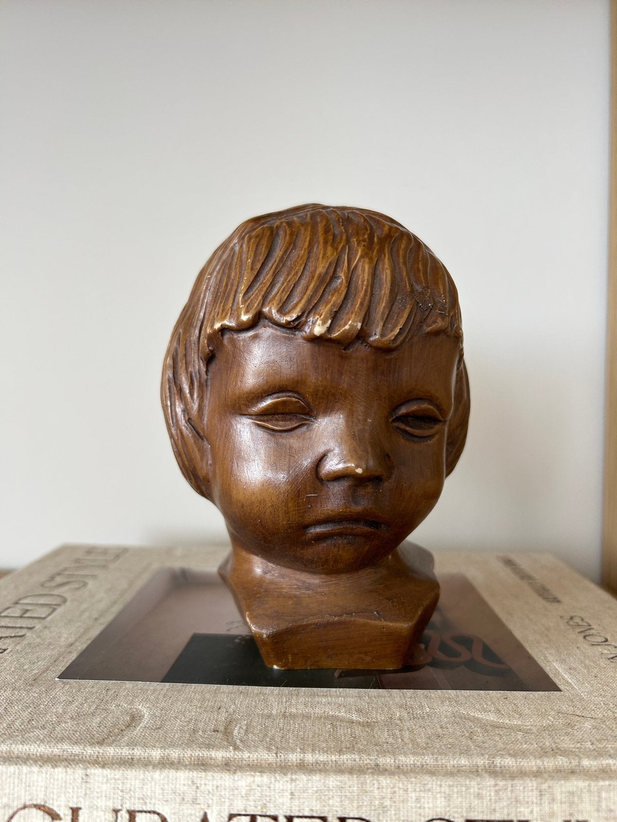 Origineel Van Paridon Kinderhoofdje ‘Pruilend Meisje’ 241 AP, Ophalen of Verzenden