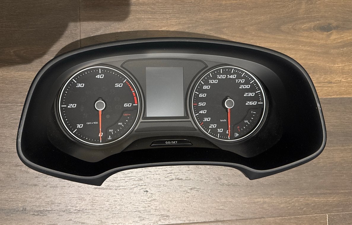Dashboard snelheidsmeter Seat leon 5F, Ophalen, Gebruikt, Seat