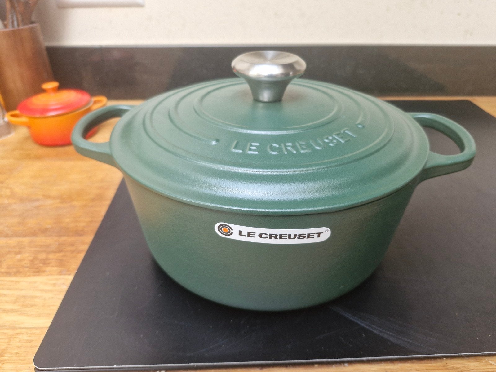 Le Creuset Braadpan 24cm 'Fôret', Ophalen of Verzenden, Nieuw, Gietijzer