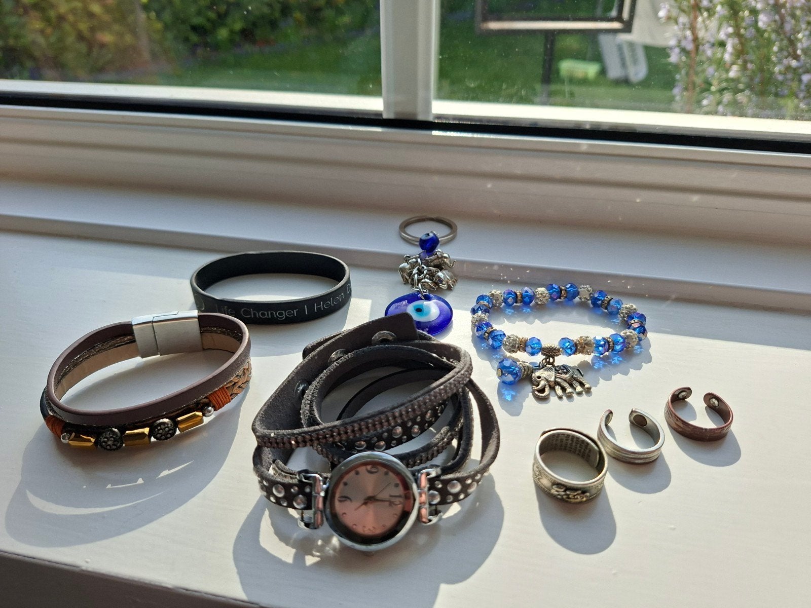 Opruiming armbanden ringen, Sieraden, Tassen en Uiterlijk, Ophalen of Verzenden, Nieuw, Blauw