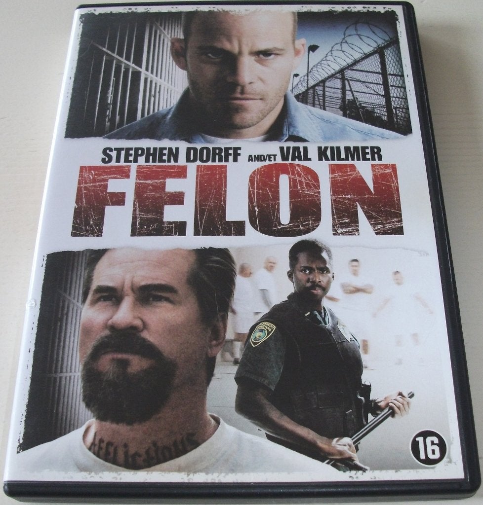 Dvd *** FELON *** No rules. No hope. No way out., Engels, Vanaf 16 jaar, Nederlands, Actiethriller