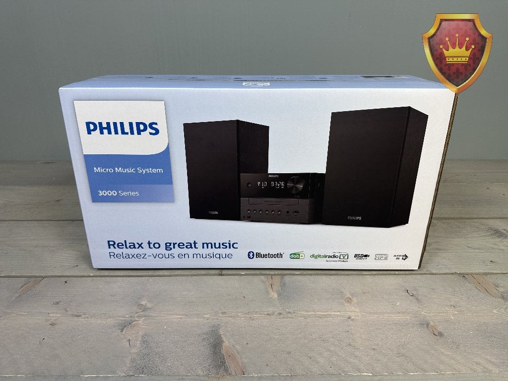 Philips TAM3205 Micro Muzieksysteem Bluetooth DAB+ CD, Philips, Nieuw, Ophalen of Verzenden, Nvt