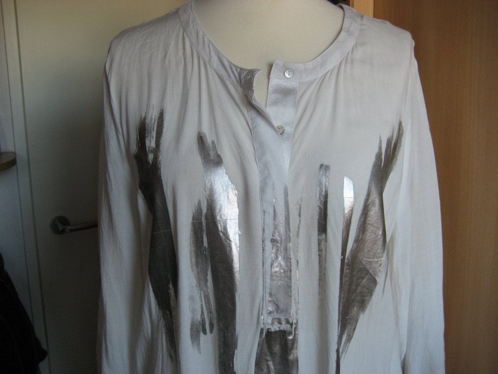tuniek blouse 46 No Secret wit zilver viscose nieuw, Kleding | Dames, Wit, Maat 46/48 (XL) of groter, Nieuw, No secret