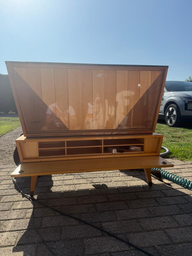 Mid century meubel: Kuba Tango Stereo Console 1959- 1962, Audio, Tv en Foto, Ophalen, Gebruikt, Overige merken