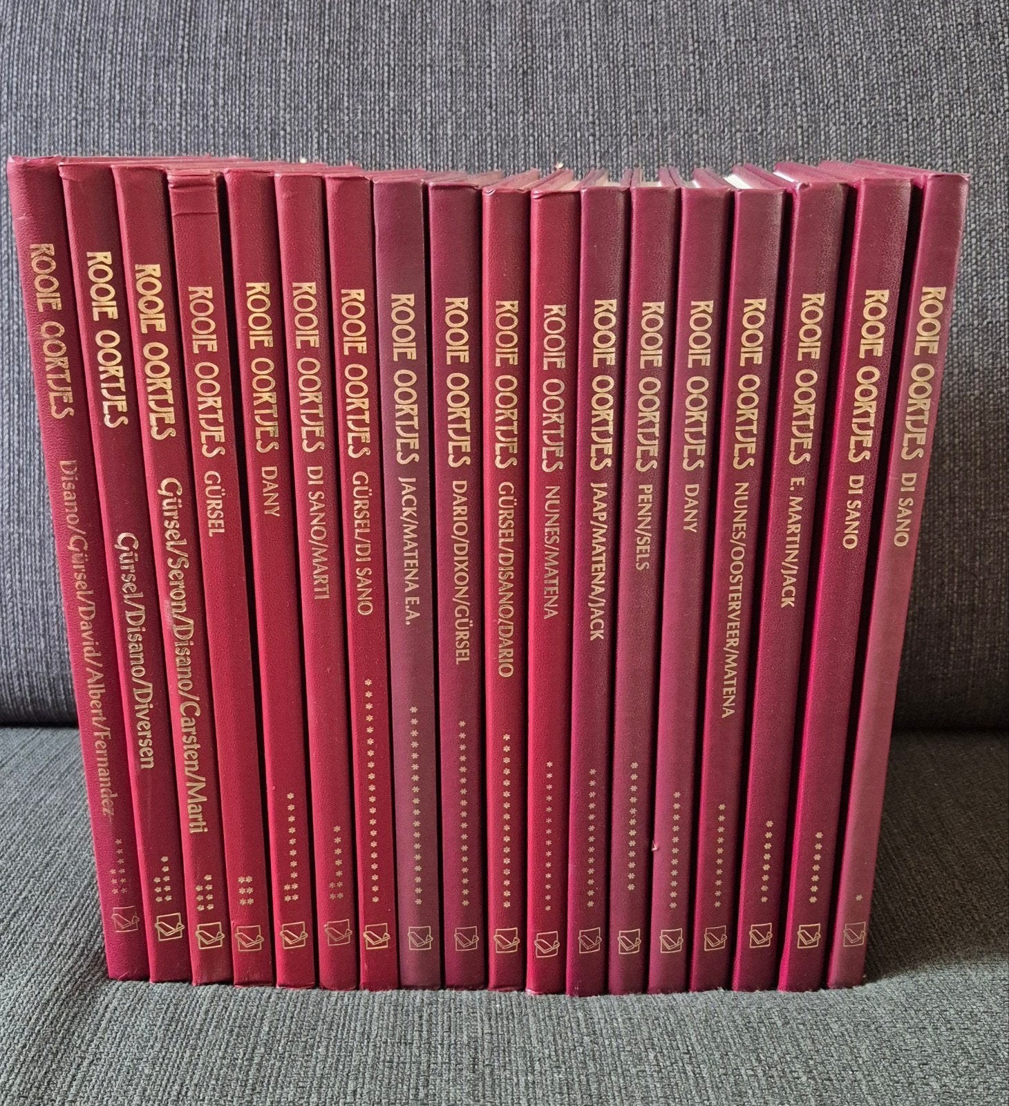 18x Rooie Oortjes gebonden, Boeken, Meerdere stripboeken, Ophalen, Gelezen