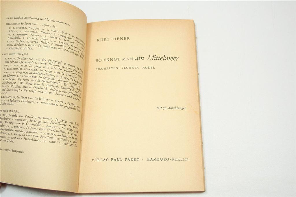 So fängt man am Mittelmeer — Vissoorten, Techniek & Aas 1971, Boeken, Sportboeken, Ophalen of Verzenden, Gelezen, Watersport en Hengelsport