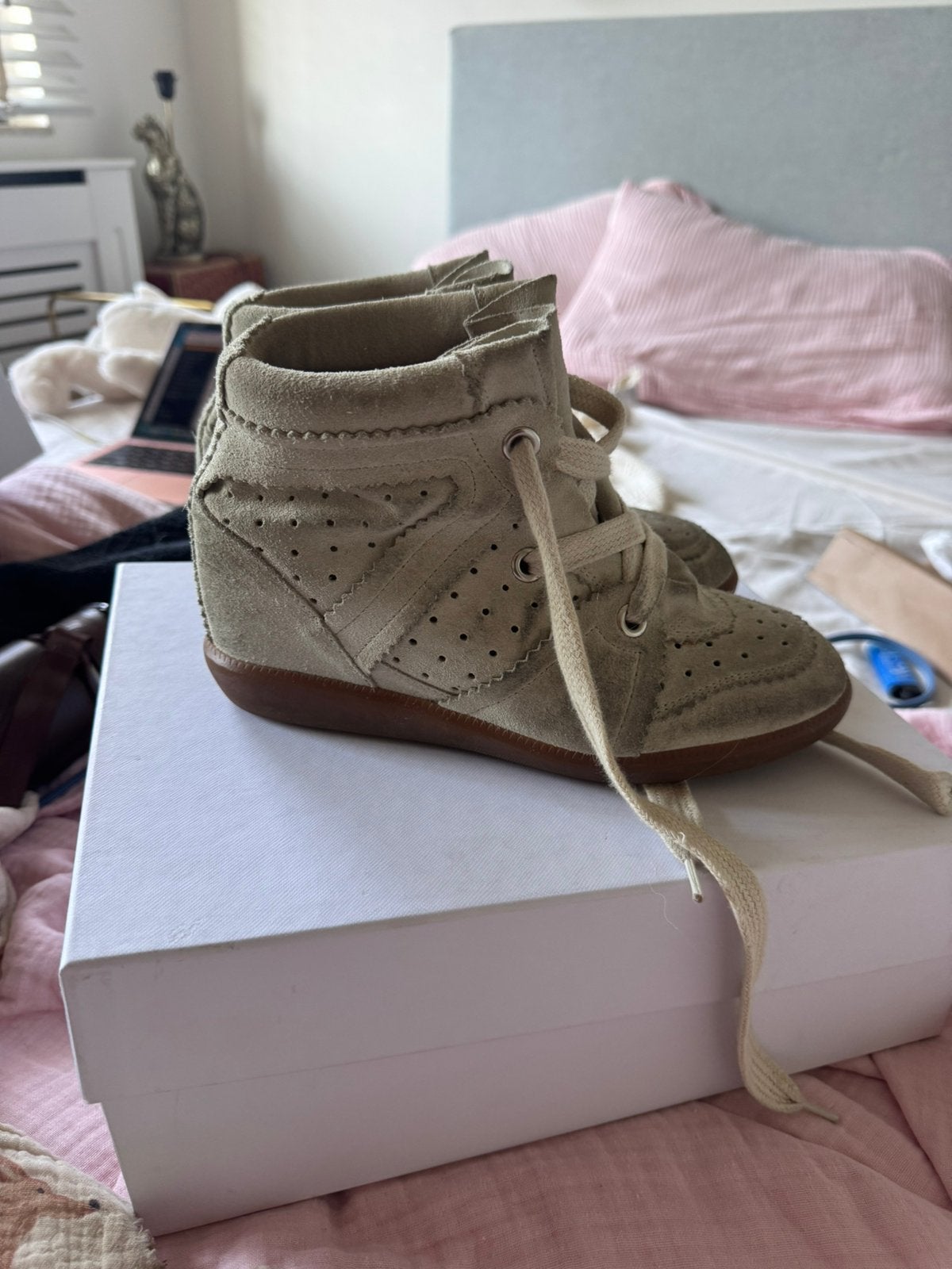 Isabel marant bobby, Ophalen of Verzenden, Zo goed als nieuw, Sneakers of Gympen