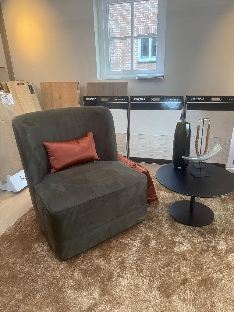 fauteuil, Ophalen, 75 tot 100 cm, Zo goed als nieuw, Stof