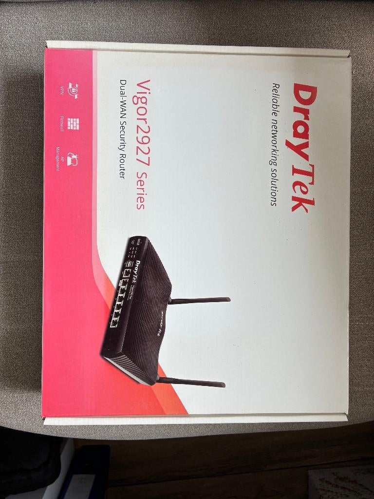 Draytek Vigor 2927 Dual Wan Router, Ophalen, Nieuw, Router, DrayTek
