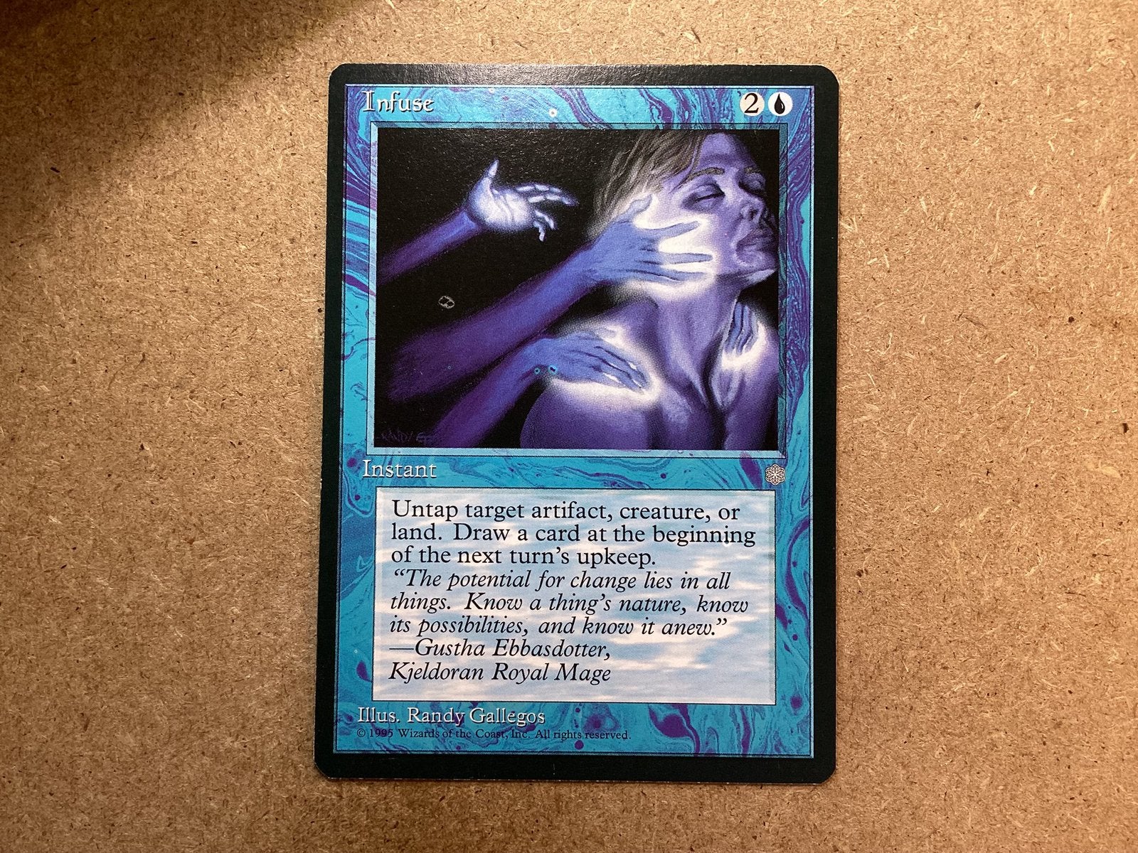 1x Infuse (Excellent), Hobby en Vrije tijd, Verzamelkaartspellen | Magic the Gathering, Zo goed als nieuw, Losse kaart, Ophalen of Verzenden