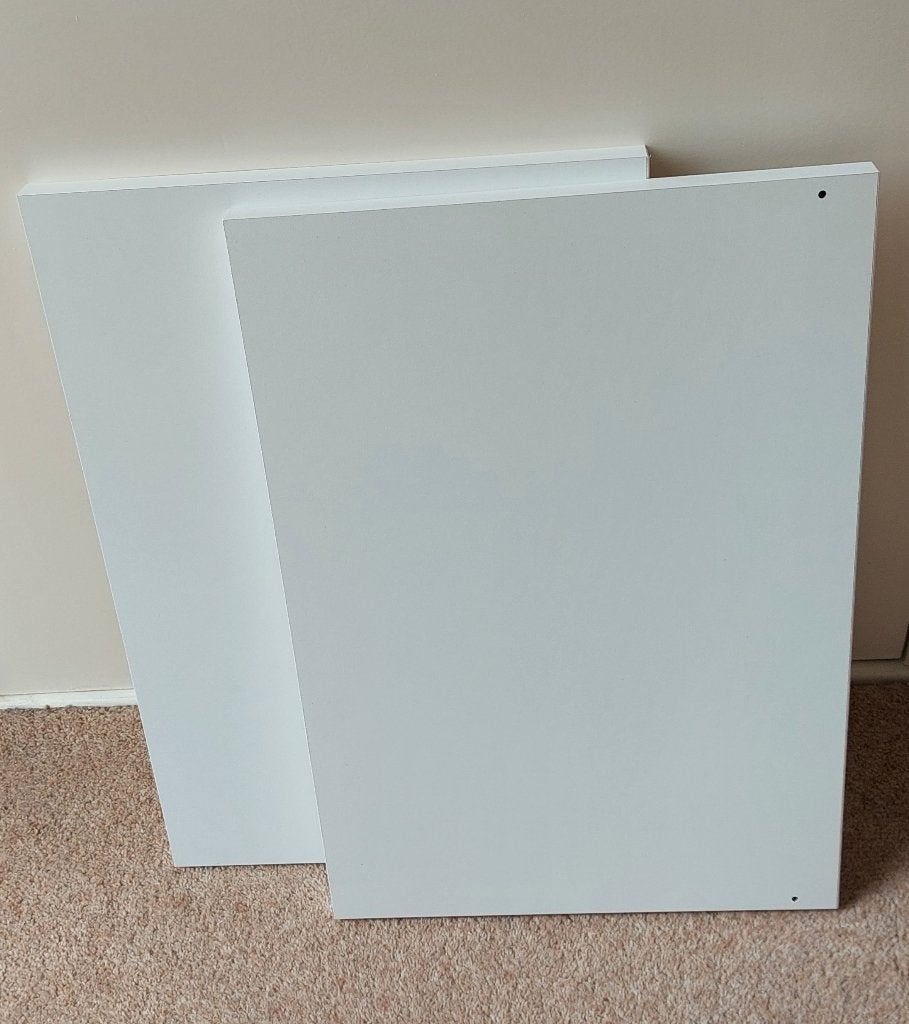 Twee geheel nieuwe - GRANDO - keukenkast legplanken wit, Ophalen, Minder dan 50 cm, Wit, Nieuw