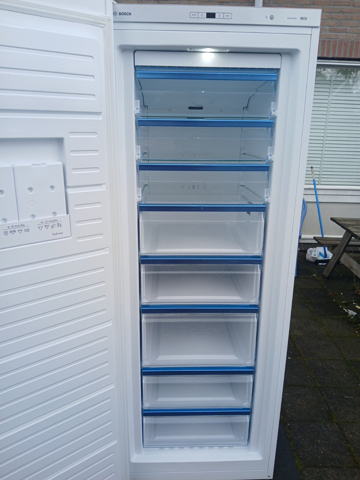 XxxL Bosch vriezer no frost A++, Ophalen, Zo goed als nieuw, 60 tot 90 cm, 160 cm of meer
