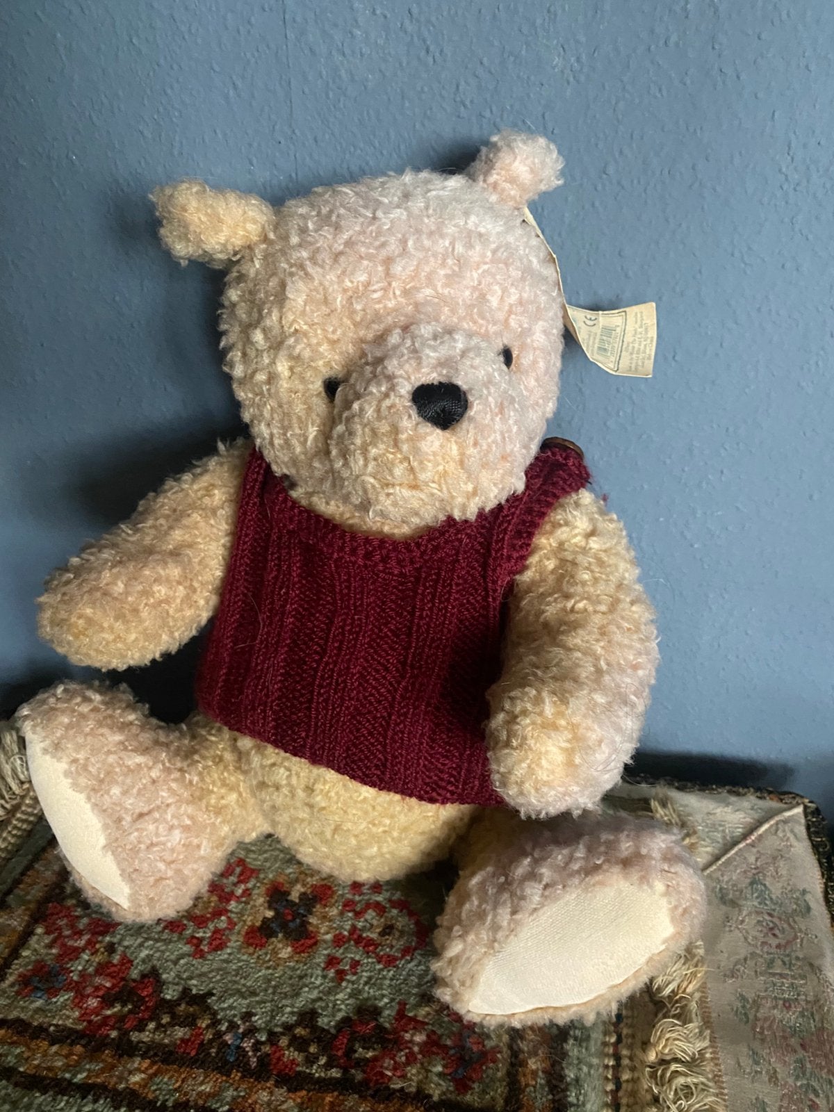 Vintage Winnie the Pooh Gund teddybeer beer, Ophalen of Verzenden, Zo goed als nieuw, Stoffen beer, Overige merken