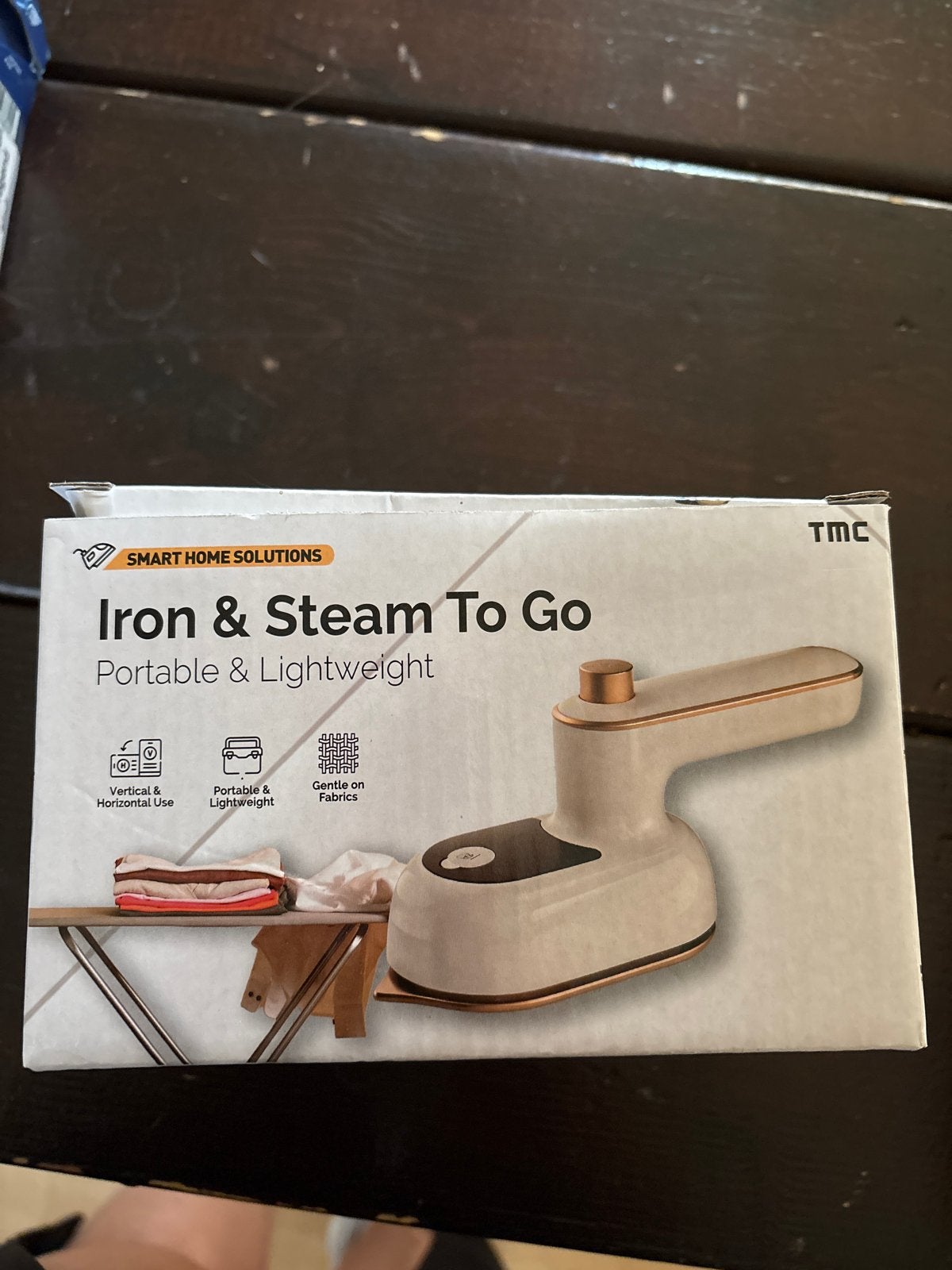 TMC Iron & Steam To Go - Draagbare Stoomstrijkijzer, Ophalen of Verzenden, Nieuw, Strijkijzer met snoer