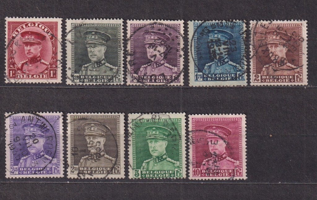 België 1931 Albert I met kepi gestempeld, Ophalen, Gestempeld, Gestempeld