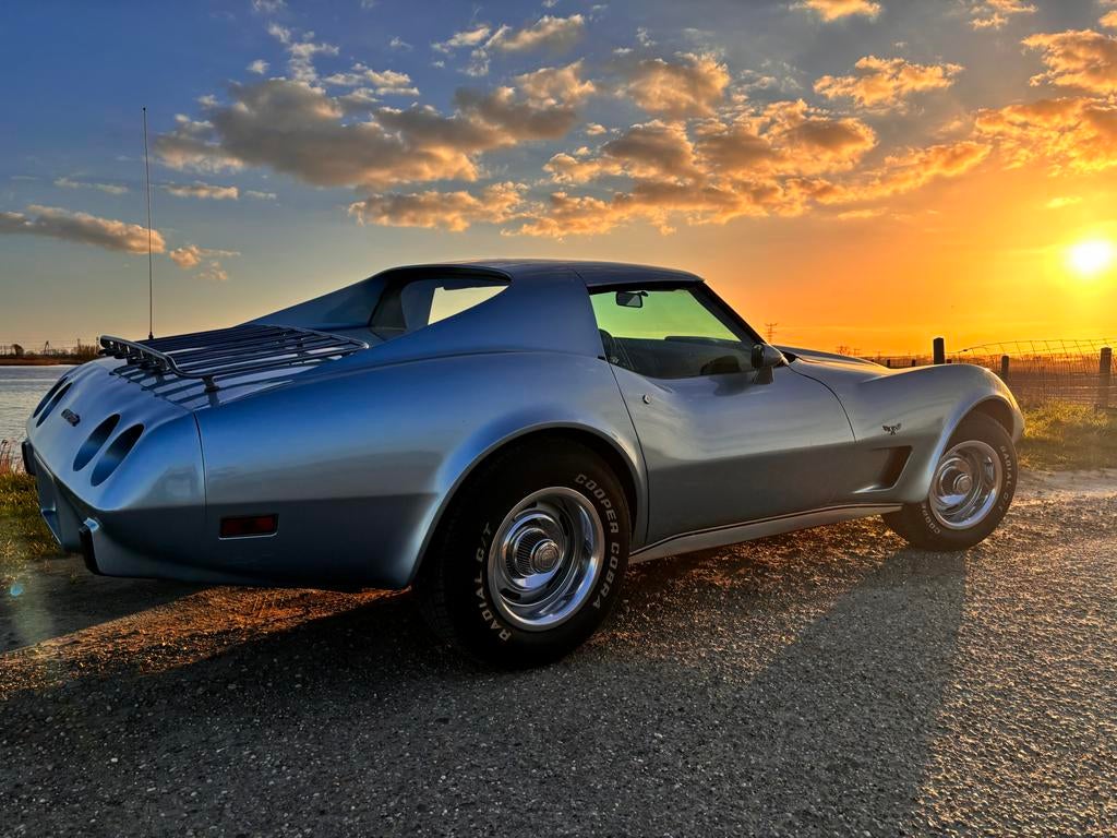 Chevrolet Corvette 5.7 AUT 1977 Blauw, Auto's, Chevrolet, Automaat, 8 cilinders, 5730 cc, Cabriolet