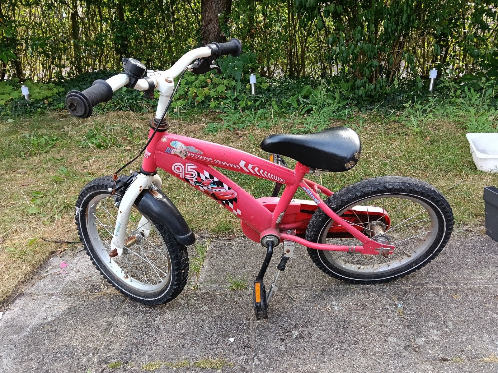 Stoere Cars fiets 16 inch, Ophalen, Terugtraprem, Staal, 16 tot 20 inch