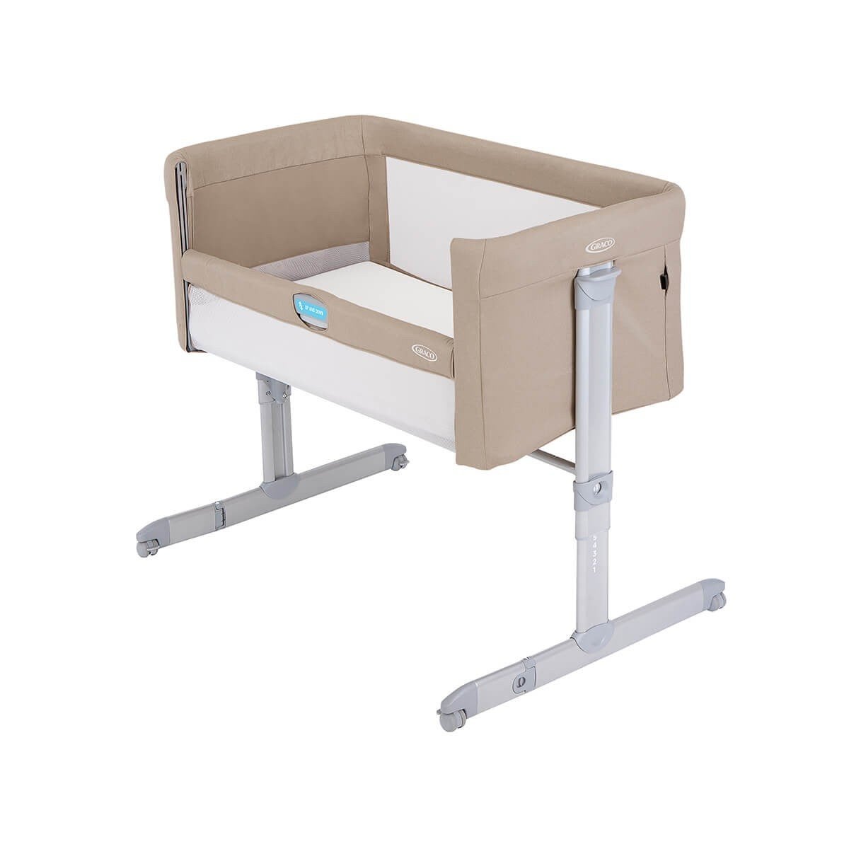 Graco Side-by-Side Co-Sleeper Wieg - Beige, Kinderen en Baby's, Ophalen, Zo goed als nieuw, Wieg