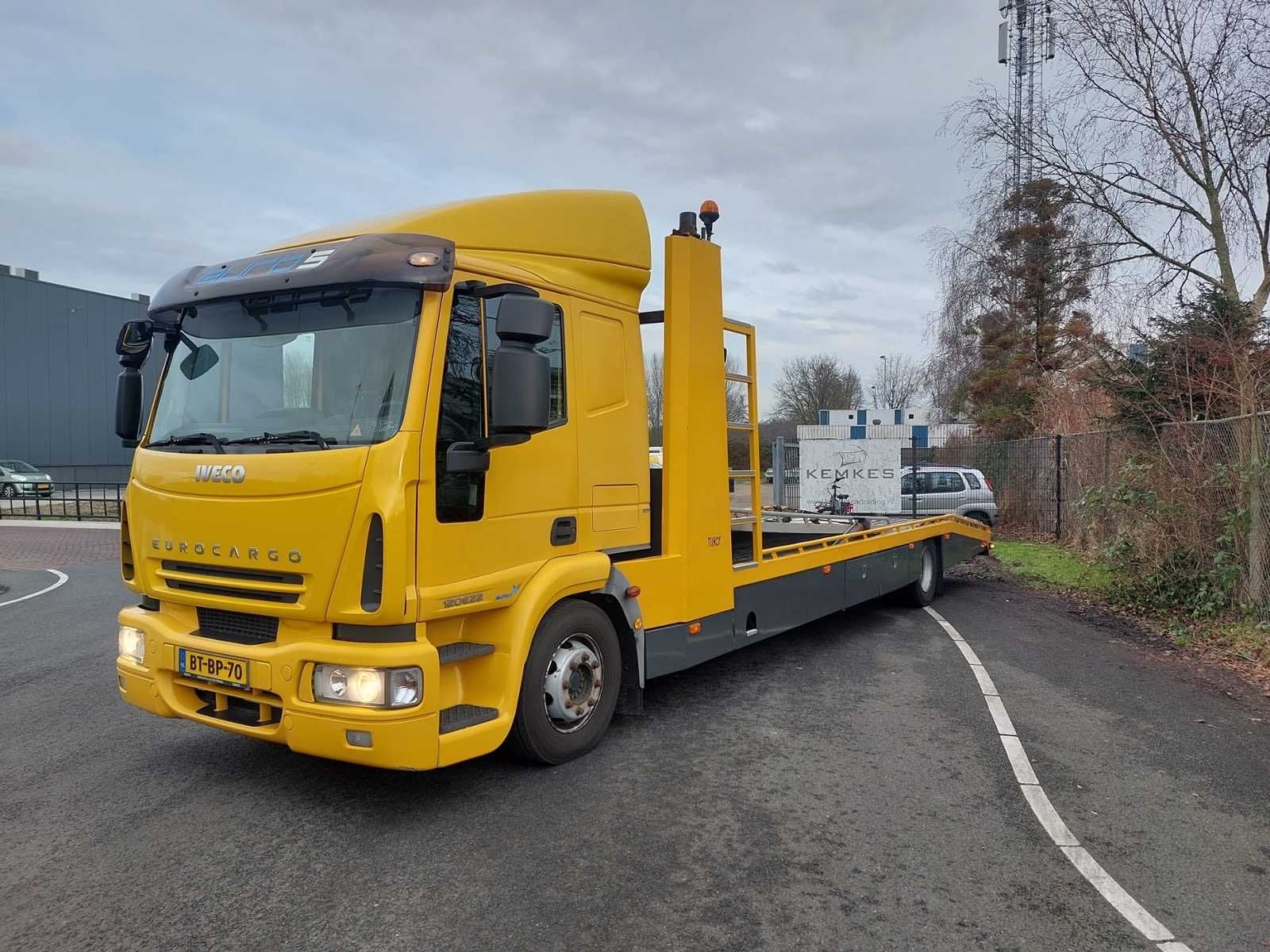 Iveco - ML 120E22/P Tijhof Autotransporter - Truck - 2007, Auto's, Iveco, Overige brandstoffen, Origineel Nederlands, Bedrijf