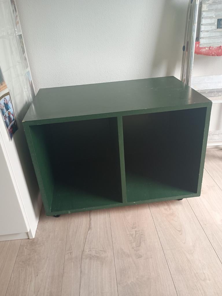 LP kastje op wieltjes, Ophalen, Gebruikt, 50 tot 100 cm, Minder dan 100 cm