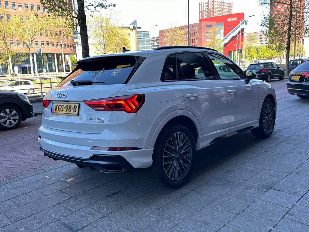 Audi Q3 45 TFSI quattro Pro Line S Aut Leer B&O Camera Carpl, Auto's, Gebruikt, Euro 6, 1984 cc, Wit