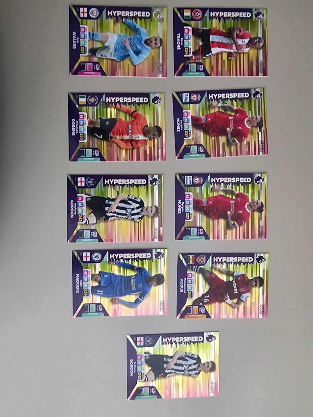 Premier League Adrenalyn XL 2024 Hyperspeed kaarten, Ophalen, Zo goed als nieuw, Buitenlandse clubs, Spelerskaart