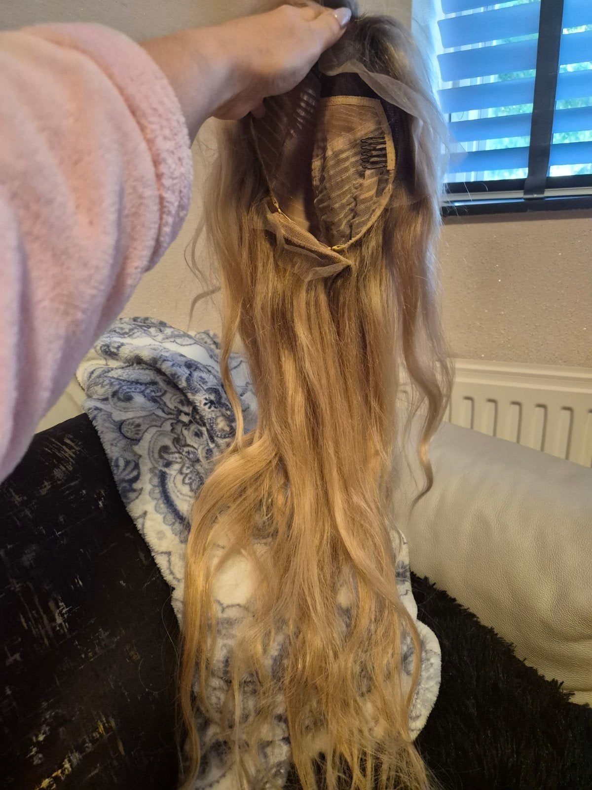 lace wig haarwerk pruik echt haar zeer lang, Sieraden, Tassen en Uiterlijk, Ophalen of Verzenden, Nieuw, Pruik of Haarverlenging