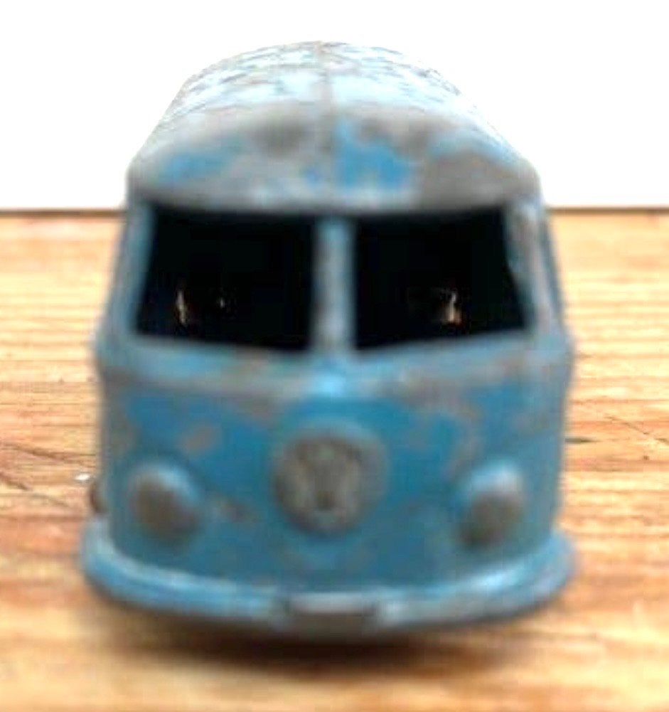 Vintage Matchbox VW Transporter T1 Bus - Blauw (Gebruikt), Ophalen of Verzenden, Gebruikt