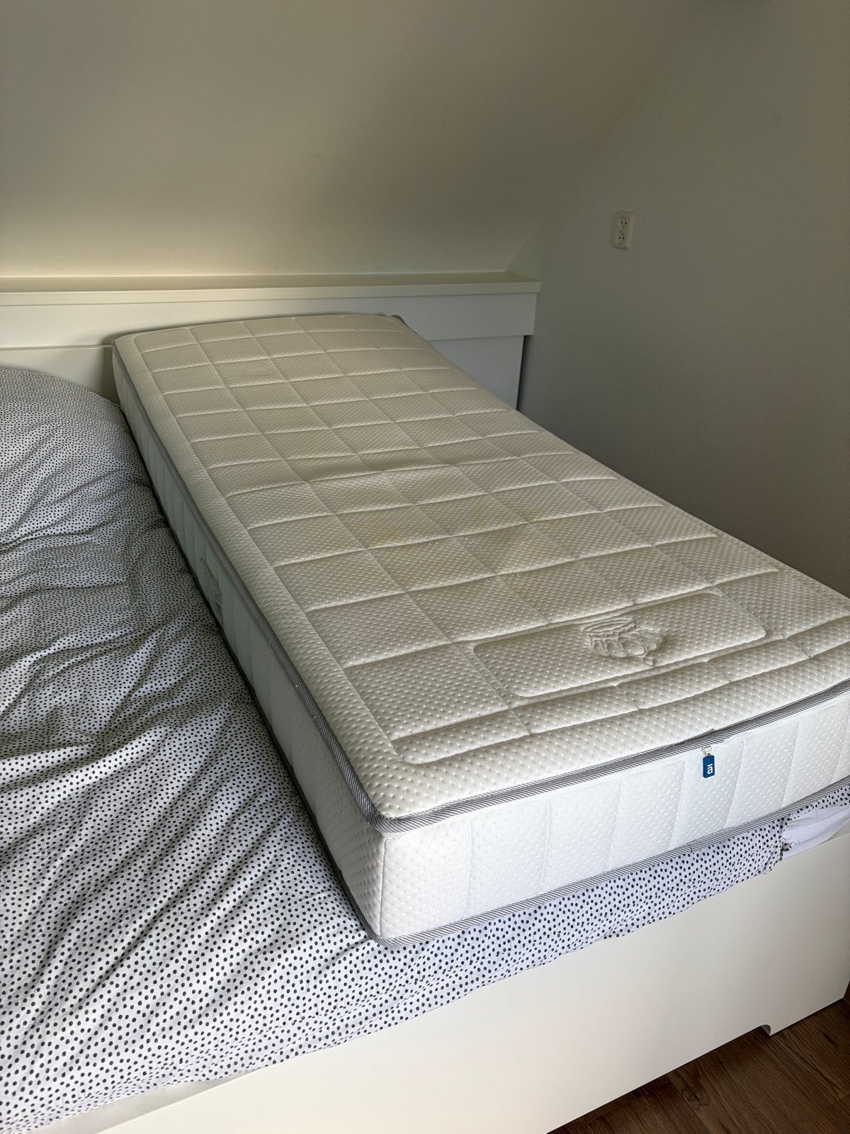 Auping Cresto Pocket matras 90x200 Breeze, Ophalen, 90 cm, Eenpersoons, Zo goed als nieuw