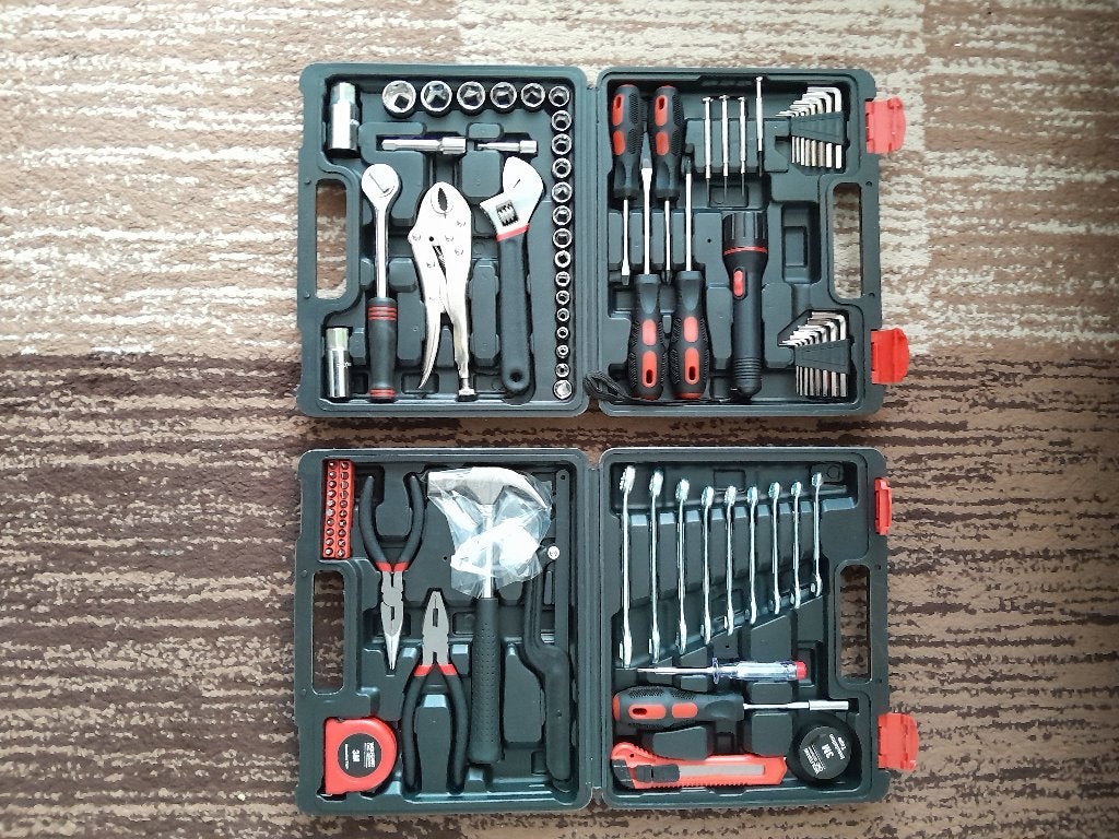 4 x gevulde gereedschapskoffer | Gereedschappen, Ophalen, Gevuld, Nieuw