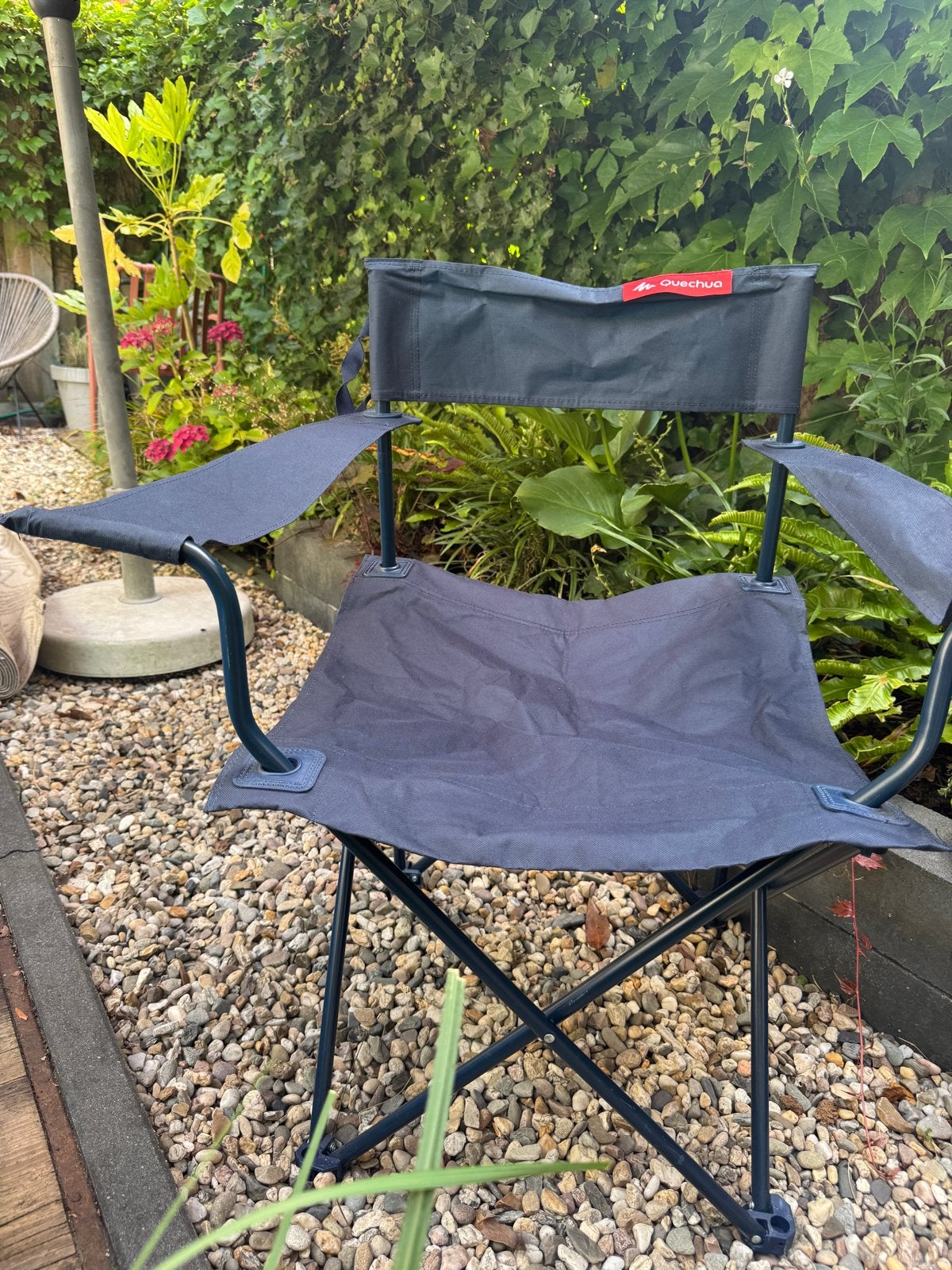 Set van 2 Quechua stoelen: festival of camping, Ophalen, Gebruikt, Campingstoel
