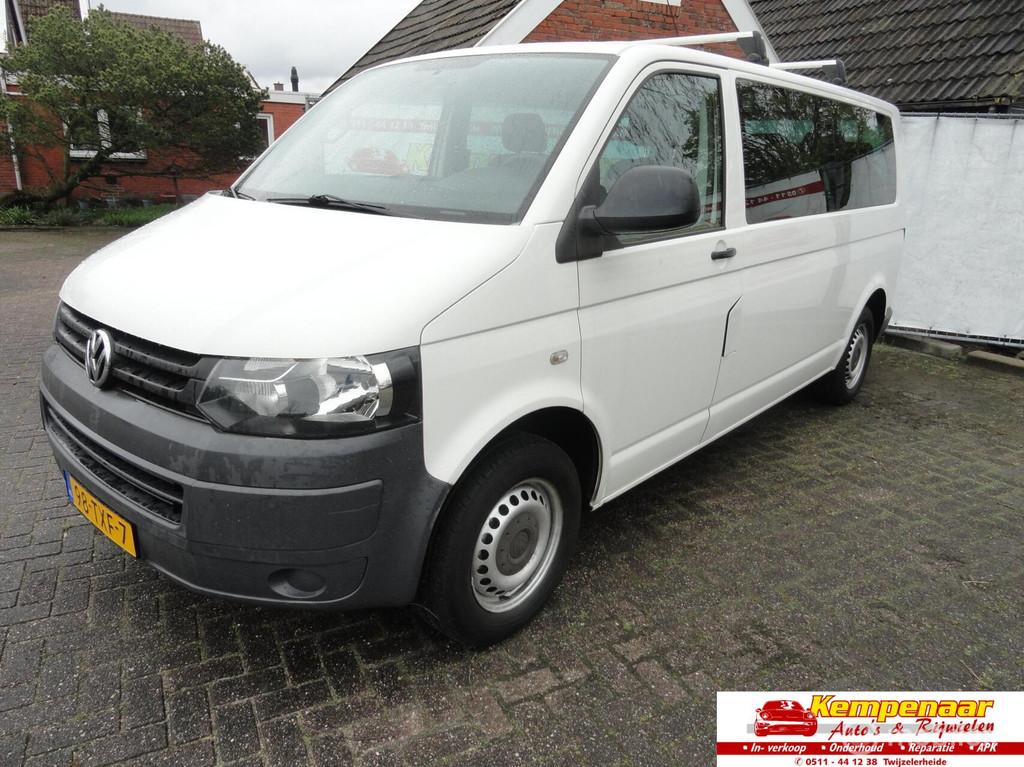 Volkswagen Transporter Kombi 2.0 TDI L2H1 BM Comfortline 9P, Auto's, Euro 5, Gebruikt, 241 €/maand, Wit