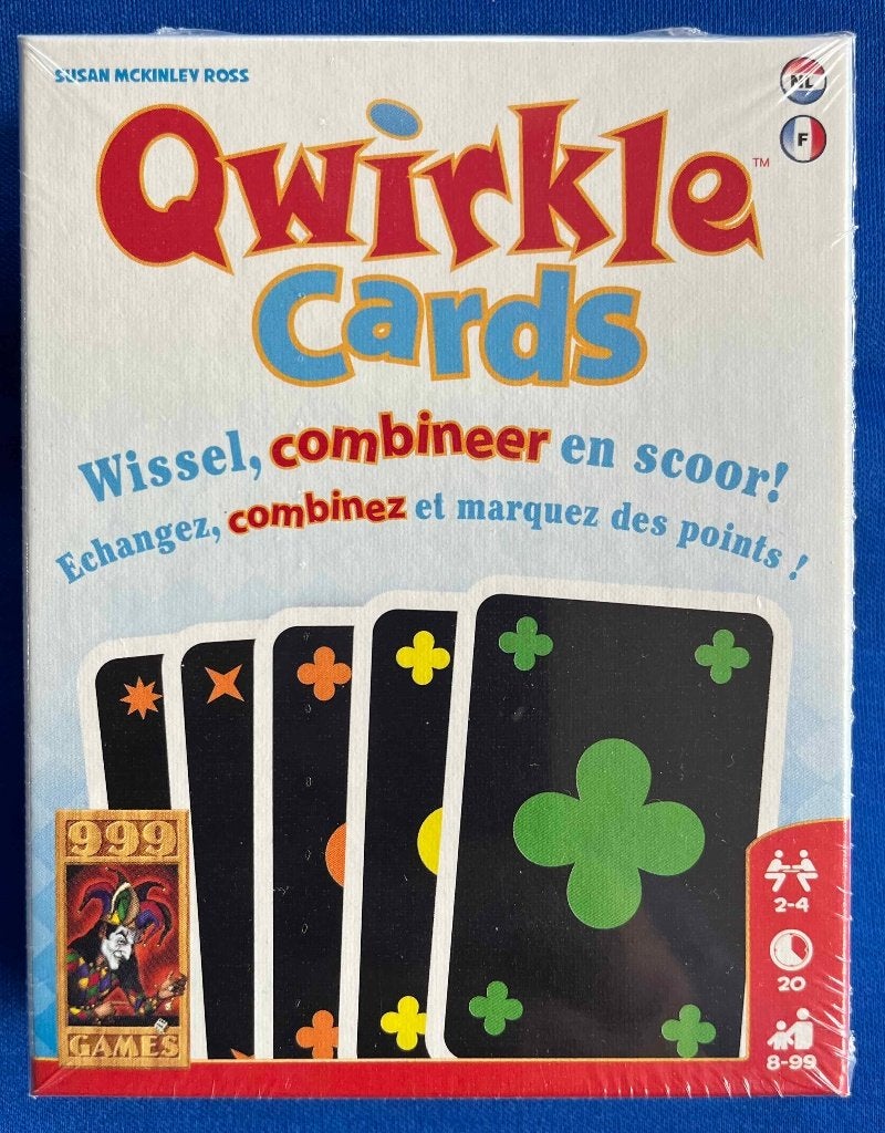 Qwirkle Cards nieuw (999 games), Een of twee spelers, Ophalen of Verzenden, Zo goed als nieuw, 999 Games