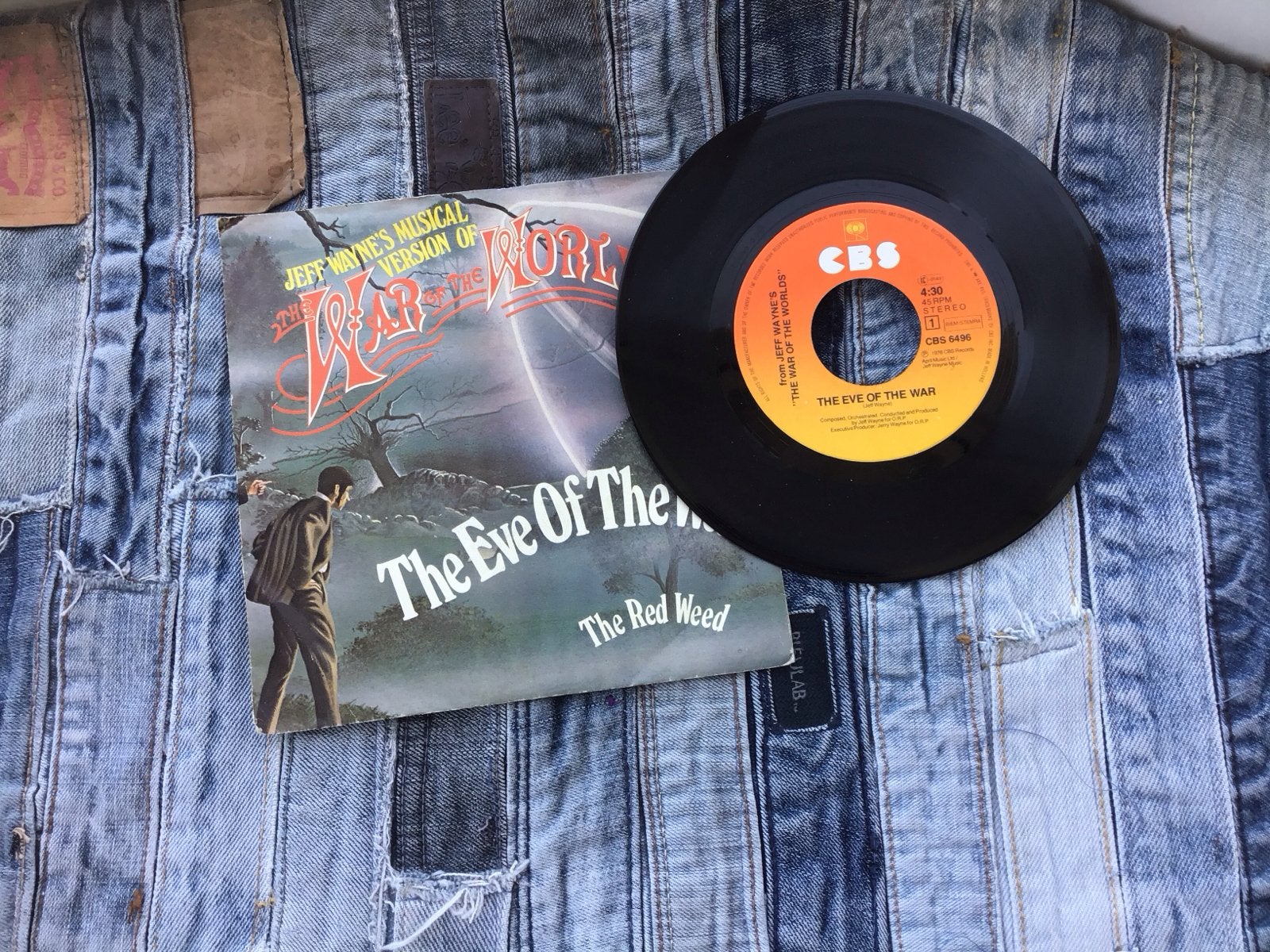 Jeff Wayne's Musical Version of The War of the Worlds, Gebruikt, Originele persing, 7 inch, Single