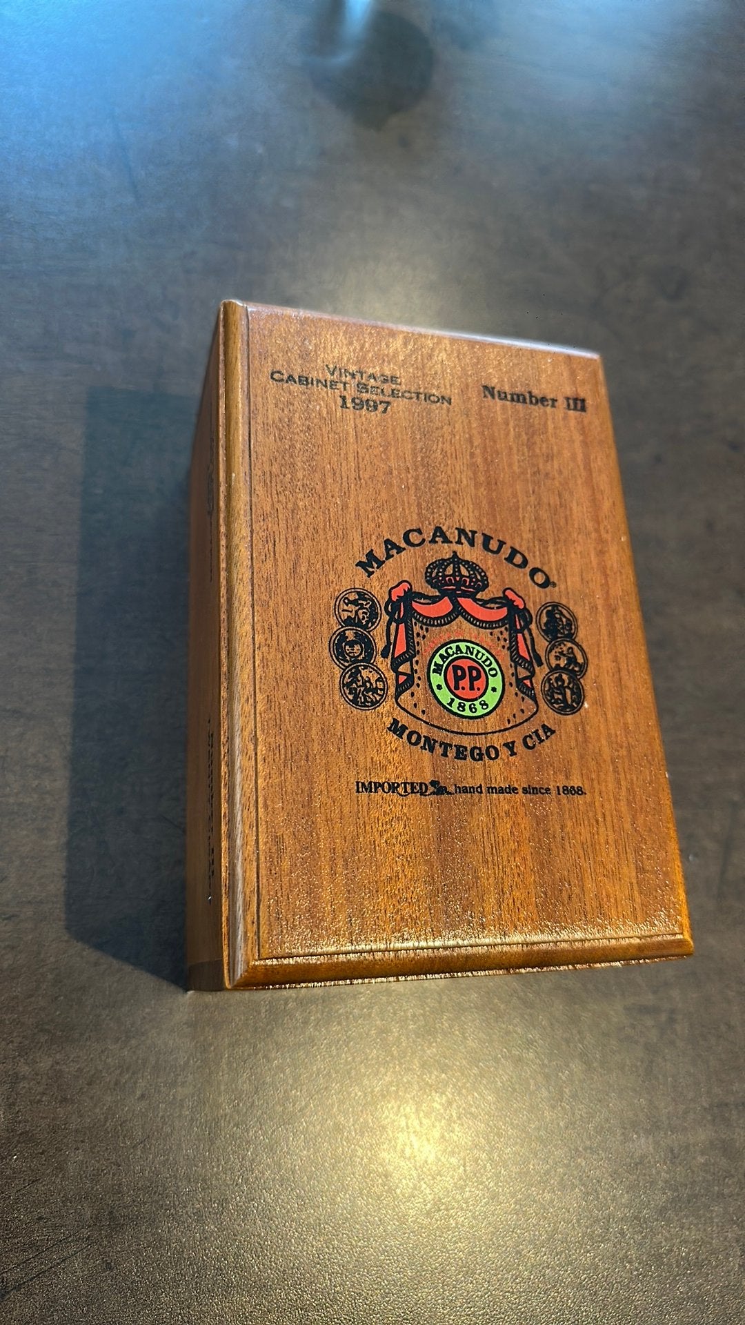 Vintage Macanudo Sigarenkistje 1997 - Cabinet Selection, Ophalen, Gebruikt