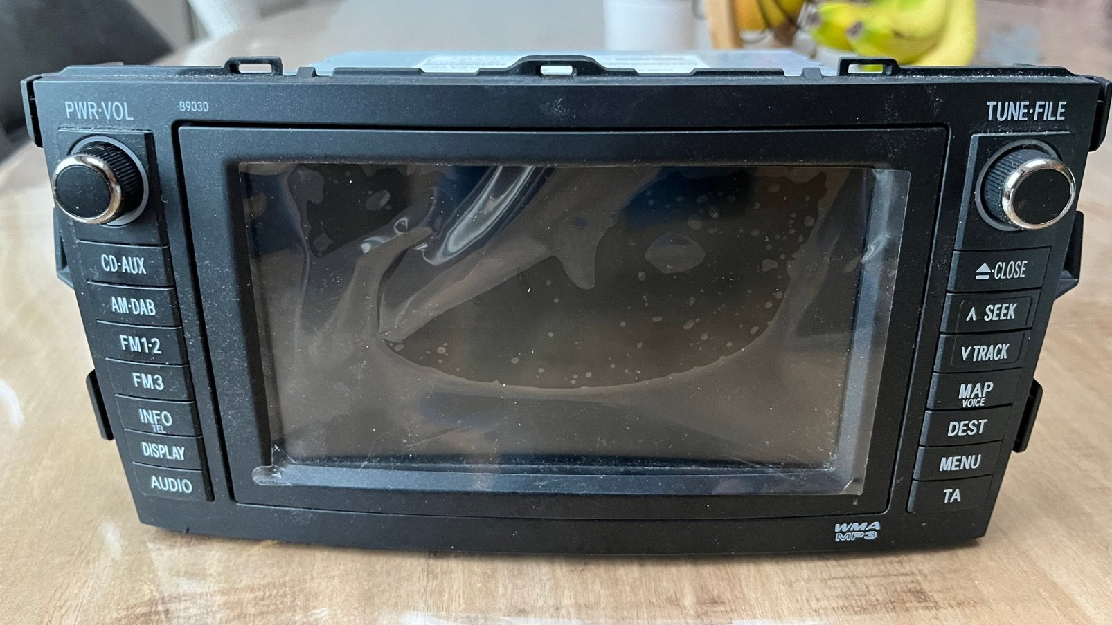 Toyota B9030 radio CD speler met navigatie, Auto diversen, Autoradio's, Ophalen, Gebruikt