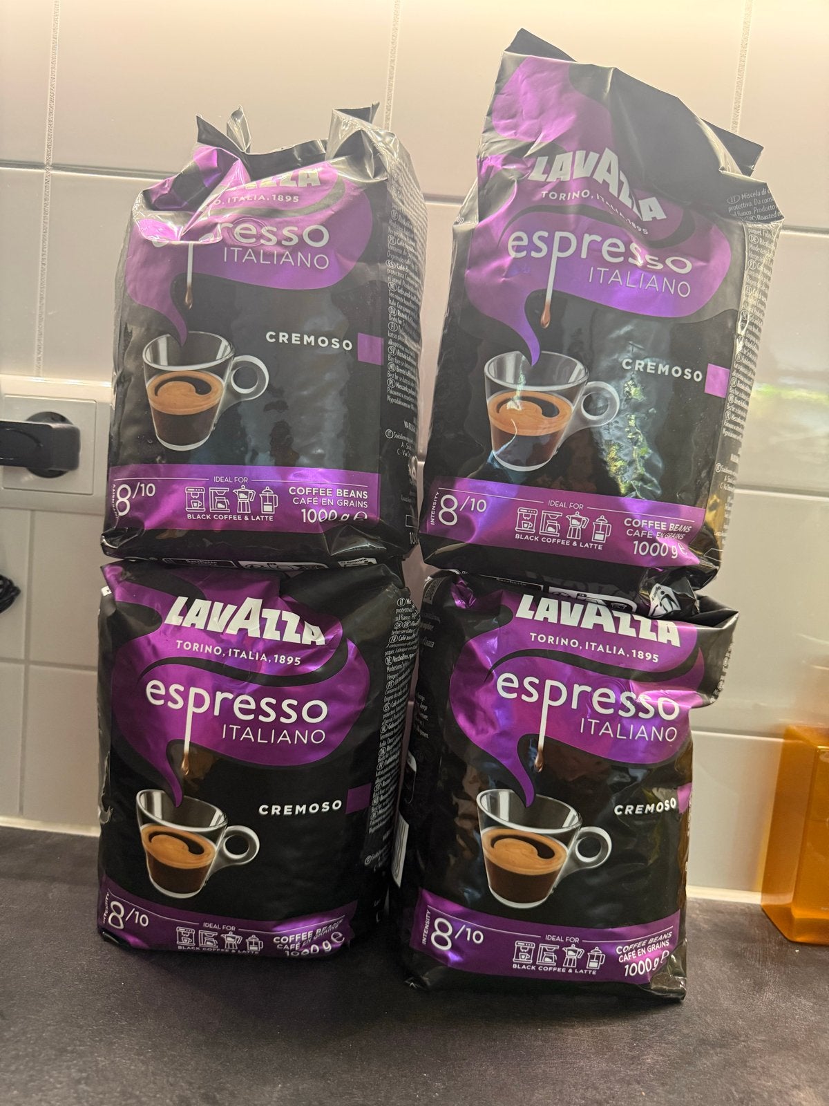 Lavazza Koffiebonen - 4x Cremoso, 1x Crema e Gusto, Diversen, Ophalen of Verzenden