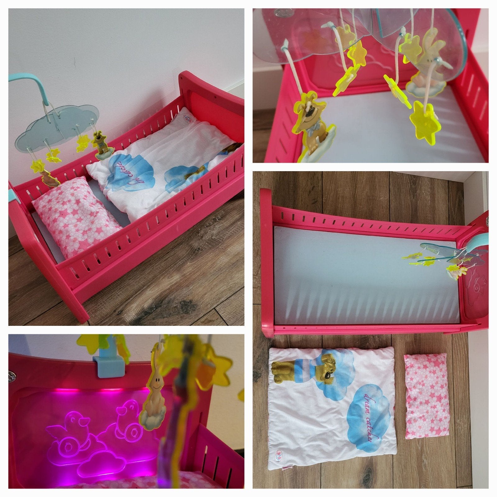 Baby Born Interactief Bedje met Licht, Muziek en Geluid, Ophalen of Verzenden, Zo goed als nieuw, Overige typen, Met licht