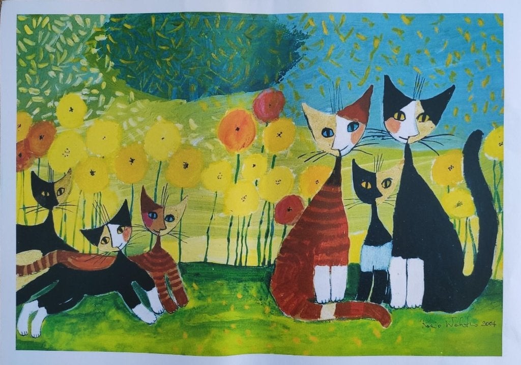 Rosina Wachtmeister - Untitled - Grafiek Drukgesign., Verzenden