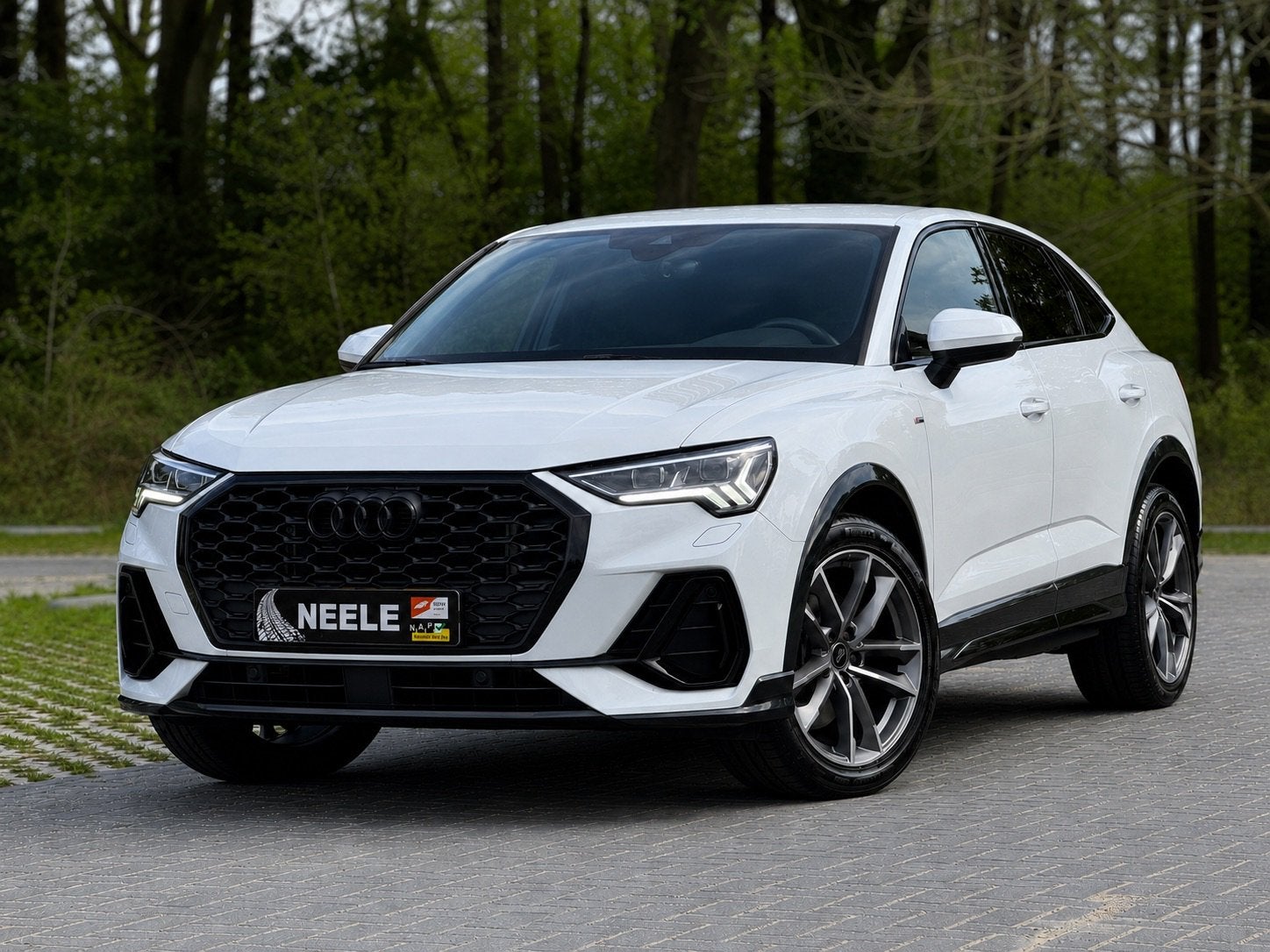 ✅ Audi Q3 45 TFSI e Sportback 3x S-Line | Matrix | Virtual+, Auto's, Automaat, Zwart, 4 cilinders, Wit