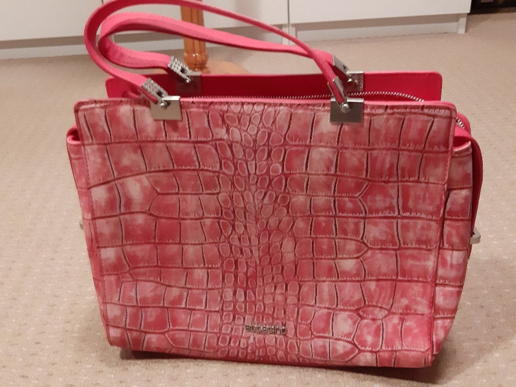 Mooi Abbacino tas ( made in Spain ), Ophalen of Verzenden, Zo goed als nieuw, Roze, Schoudertasje