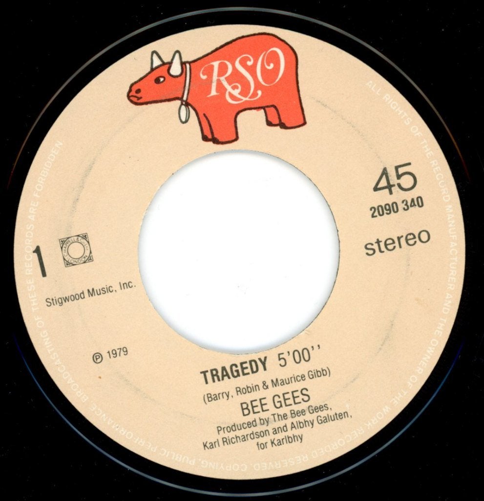 S Bee Gees - Tragedie, Inclusief binnenhoes, Verzenden, Gebruikt, Pop